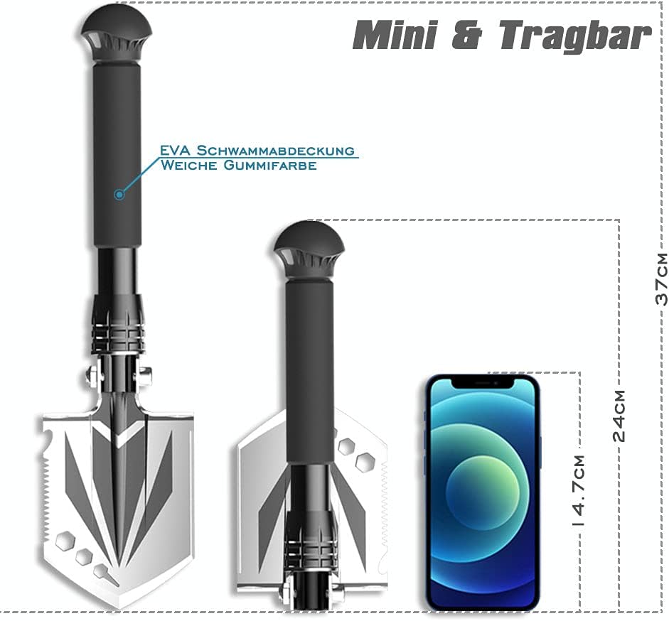 Mini Çok Amaçlı Katlanır El Küreği