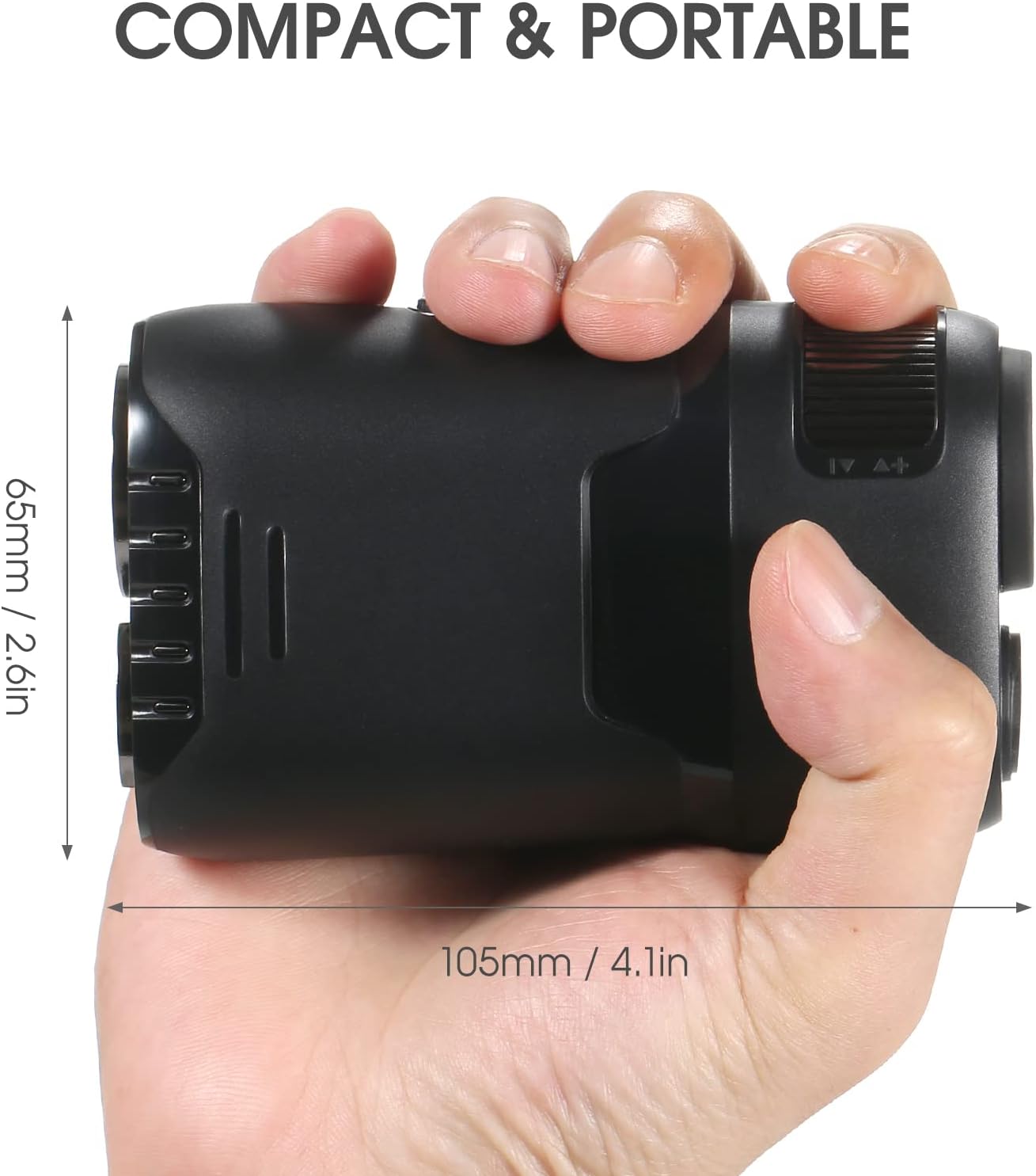 800M / 1000M / 1200M  Mesafe Ölçer | 6X Büyütme | Eğim & Hız Ölçümü |