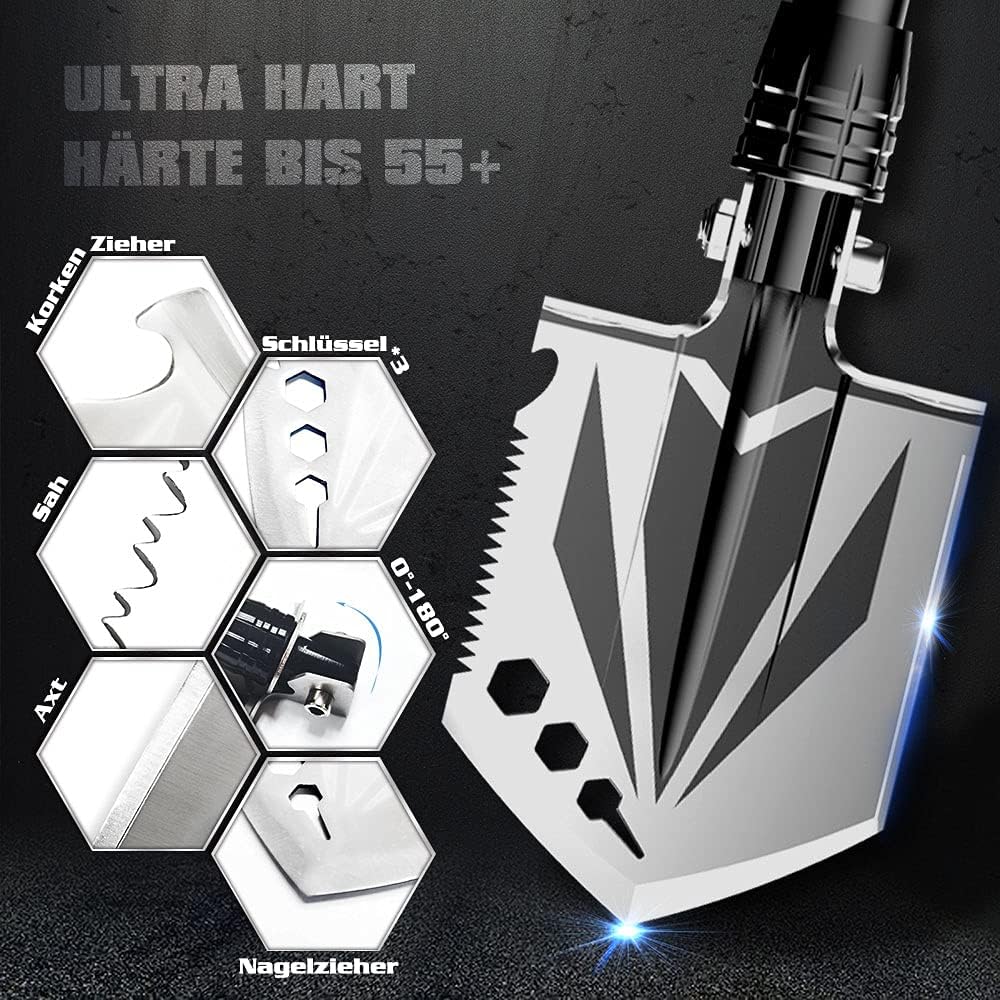 Mini Çok Amaçlı Katlanır El Küreği