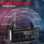 El Dinamolu Acil Durum Radyo – AM/FM, Solar, Fener, SOS, Powerbank