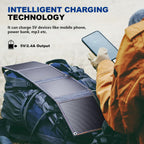 BigBlue 14W Taşınabilir Solar Şarj Cihazı – USB Çıkışlı, Suya Dayanıklı Güneş Paneli