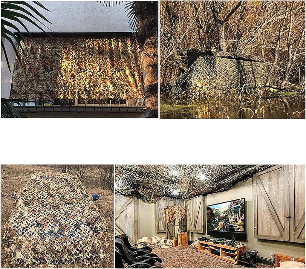 Hayatta Kalan Çift Ağlı 3D Kamuflaj Gizleme Filesi