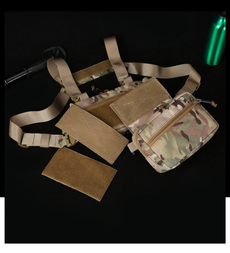 Sınır Ötesi  Hızlı Çıkarma Taktik Yelek Siyah Kamuflaj