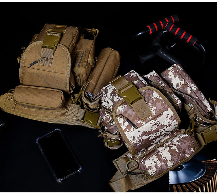 Sınır Ötesi Taktik Bel & Bacak Çantası Kamuflaj