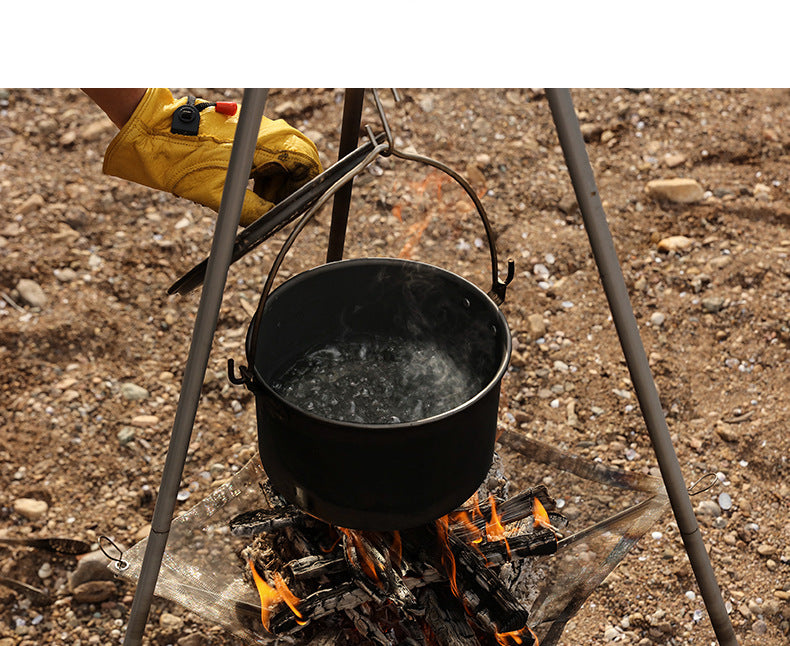 Taşınabilir Paslanmaz Çelik Kamp Ateş Rafı & Katlanır Barbekü Izgarası