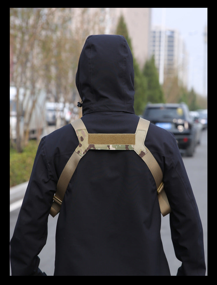 Sınır Ötesi  Hızlı Çıkarma Taktik Yelek Siyah Kamuflaj