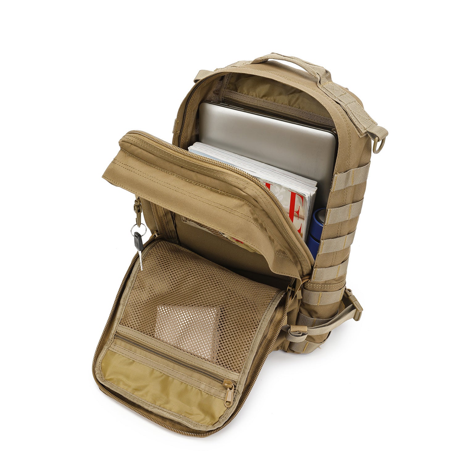 WILDROX 36–55L Büyük Kapasiteli Outdoor Sırt Çantası Yeşil