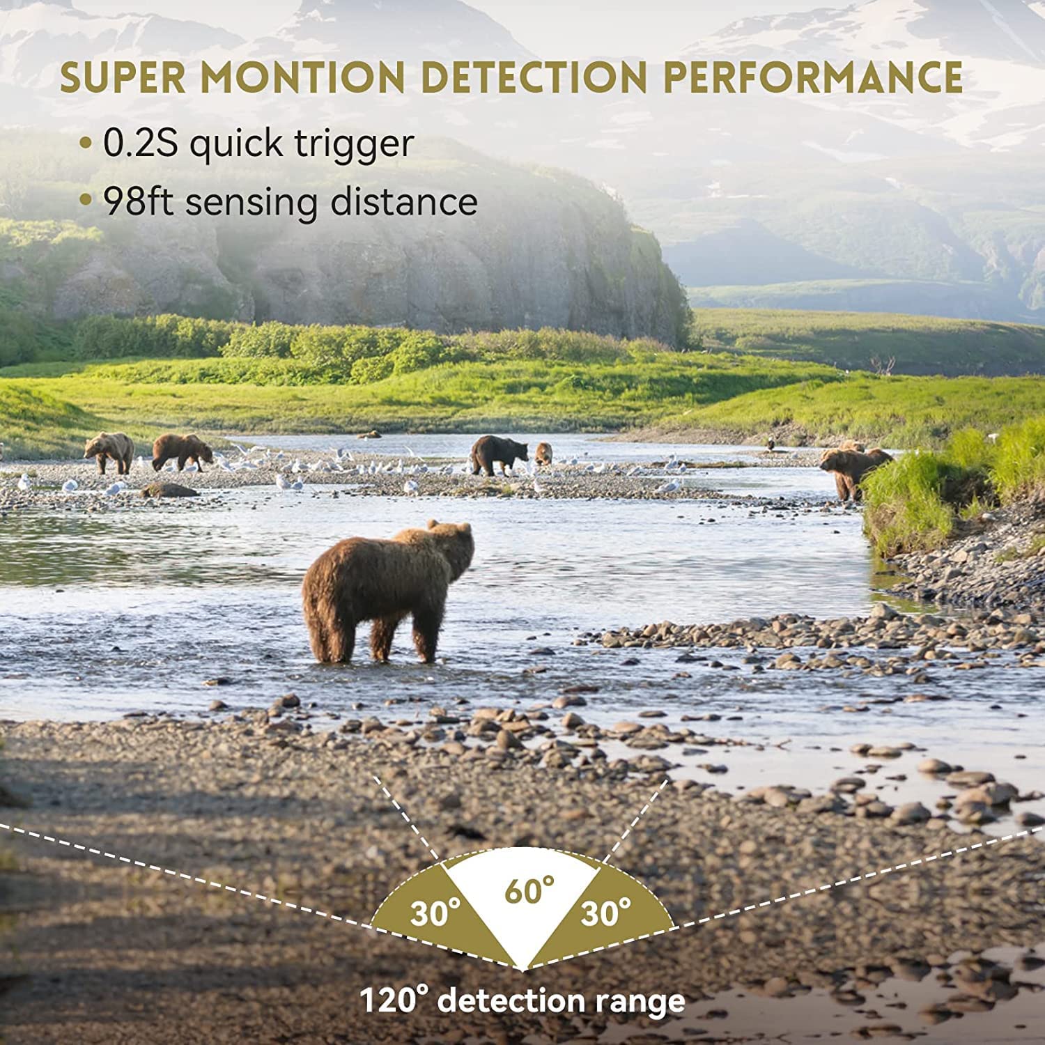 Solar Şarjlı 50MP 4K Yaban Hayatı Takip  Kamerası  – Gece Görüşlü, Hareket Sensörlü, Su Geçirmez