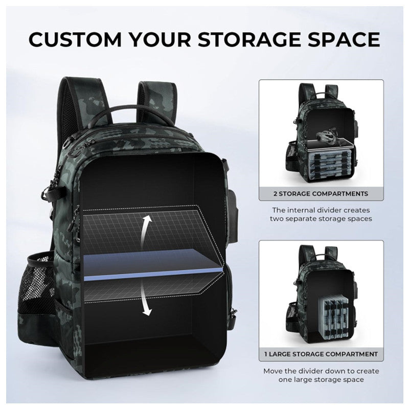 KastKing 50L Geniş Hacimli Taktik Sırt Çantası