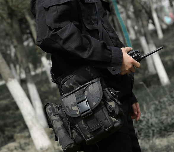 Sınır Ötesi Taktik Bel & Bacak Çantası Kamuflaj