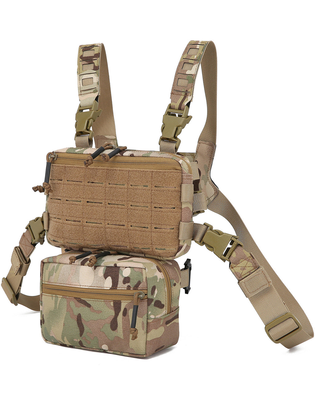 Sınır Ötesi  Hızlı Çıkarma Taktik Yelek Siyah Kamuflaj