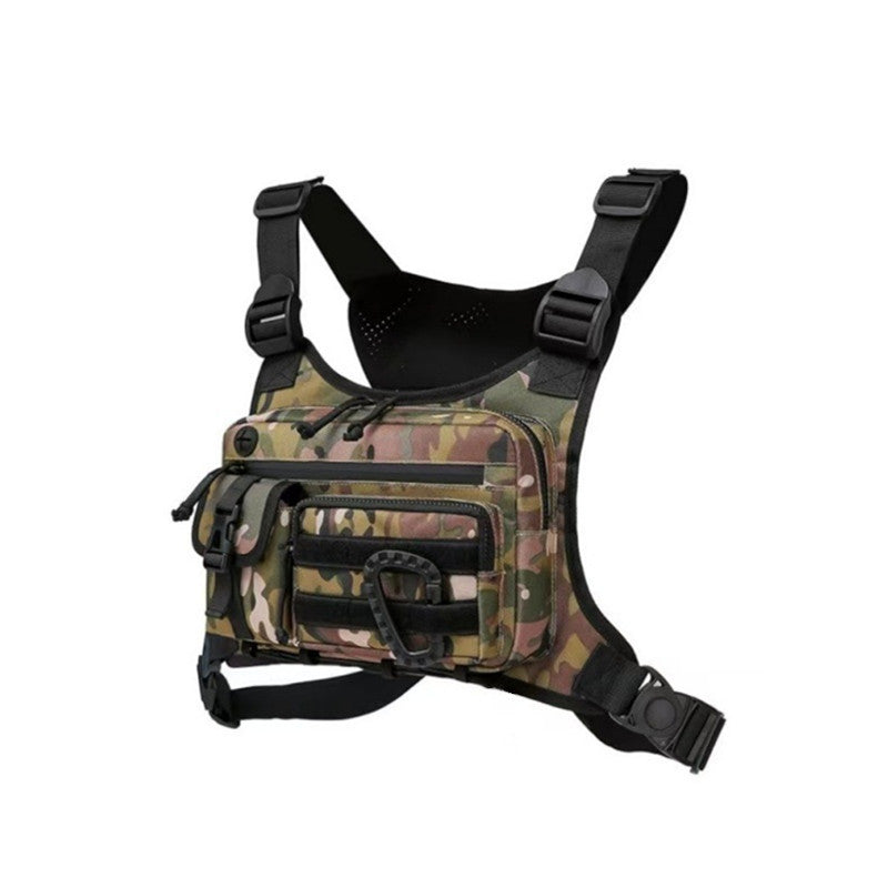 Taktik Göğüs Çantası – Su Geçirmez Oxford Kumaş Çok Amaçlı Kamuflaj