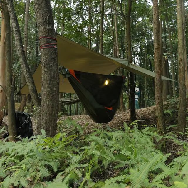 Su Geçirmez Tabanlı Çift Katmanlı Hamağ