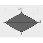 Su Geçirmez Tabanlı Çift Katmanlı Hamağ